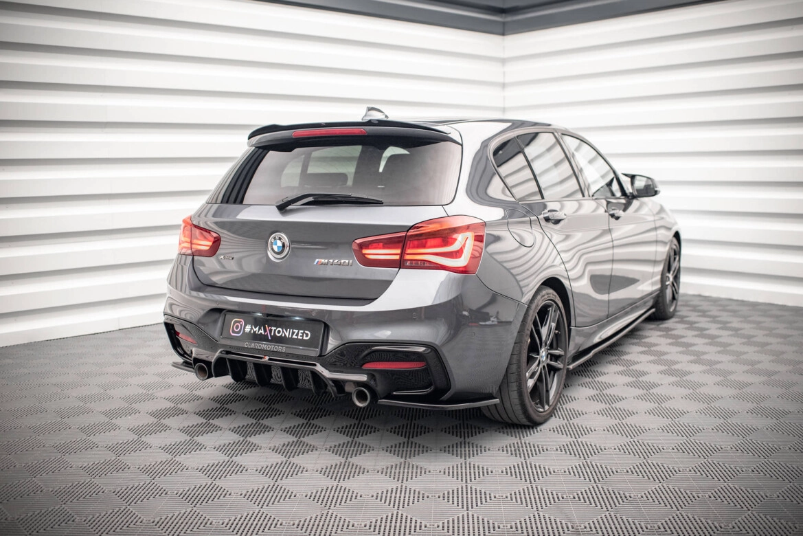 Diffusor Flaps passend für BMW 1er F20 FL M-power schwarz Hochglanz