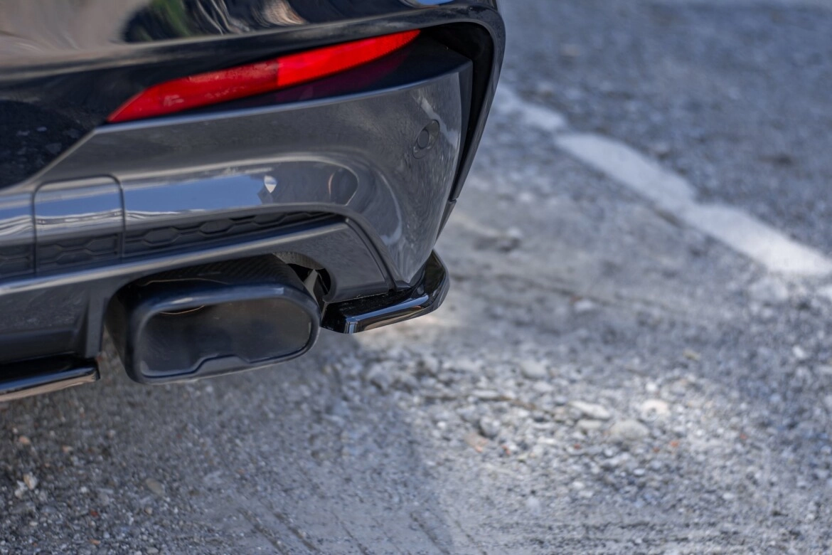 Diffusor Flaps passend für BMW X4 M40i G02 schwarz Hochglanz