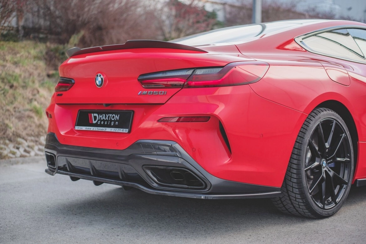 Diffusor Heckansatz passend für BMW 8 Coupe M-Paket G15 schwarz Hochglanz