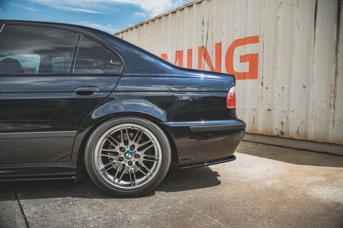 Diffusor Flaps passend für BMW M5 / 5 M-Paket E39 schwarz Hochglanz