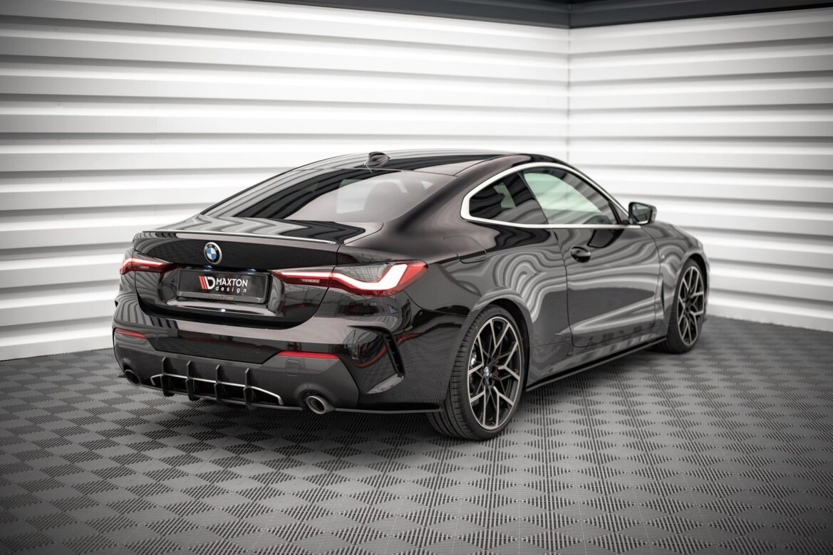 Diffusor Flaps passend für BMW 4er M-Paket G22 roter Kern