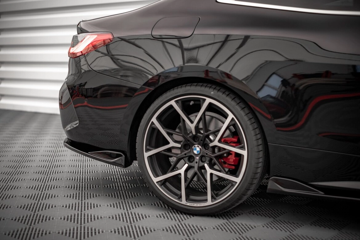 Diffusor Flaps V.2 passend für BMW 4er M-Paket G22 / G23 / G22 FL / G23 FL schwarz Hochglanz