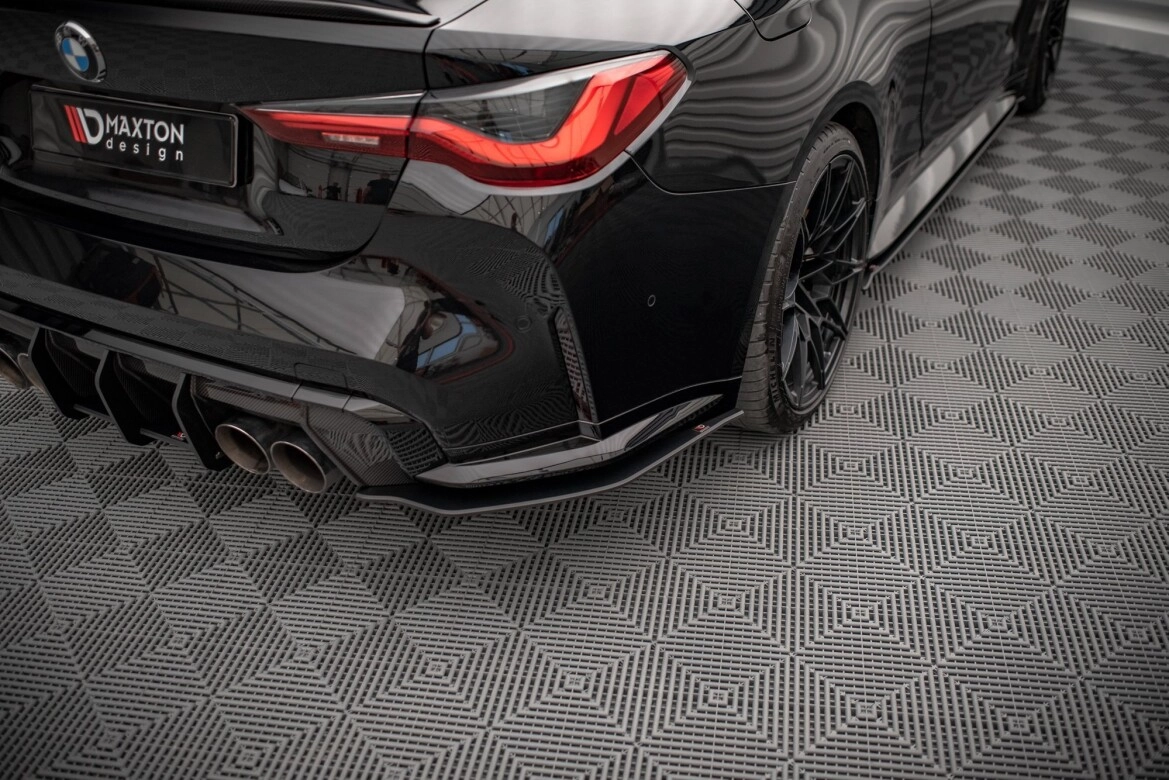 Diffusor Flaps passend für BMW M4 G82 roter Kern