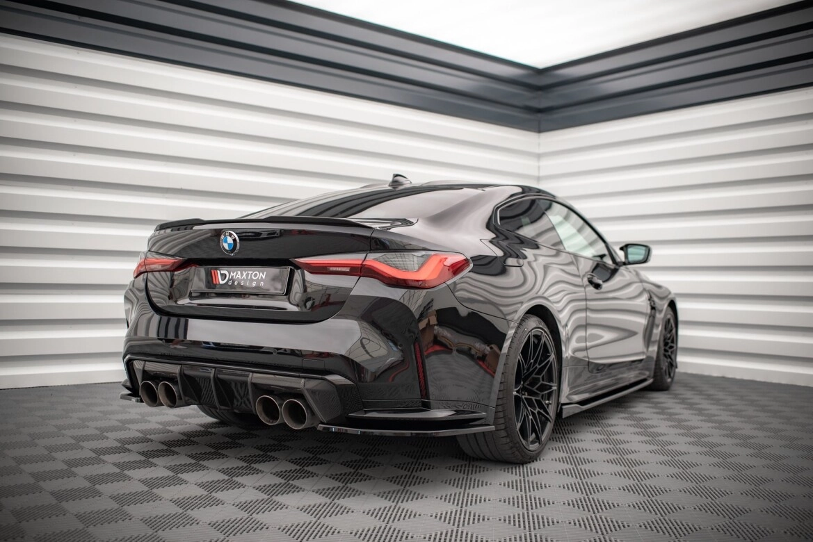 Diffusor Flaps V.1 passend für BMW M4 G82 / G82 FL schwarz Hochglanz
