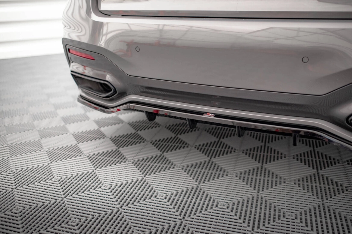 Diffusor Heckansatz V.1 passend für BMW 7 M-Paket G11 / G12 FL schwarz Hochglanz