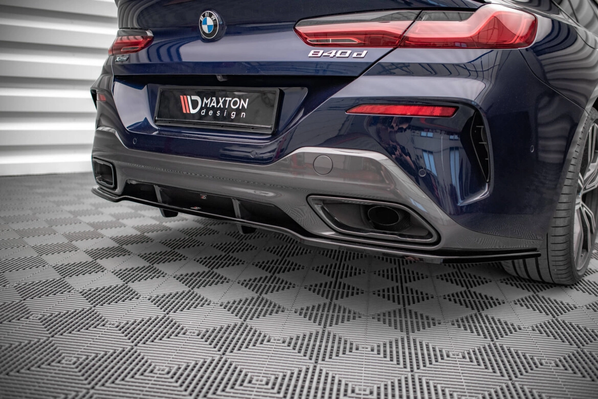 Diffusor Heckansatz passend für BMW 8 Gran Coupe M-Paket G16 schwarz Hochglanz