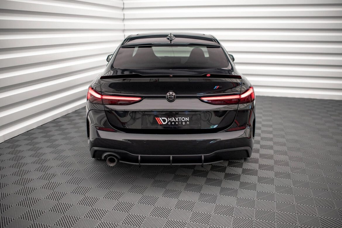 Heckansatz Diffusor passend für BMW 2 Gran Coupe M-Paket F44 schwarz-rot