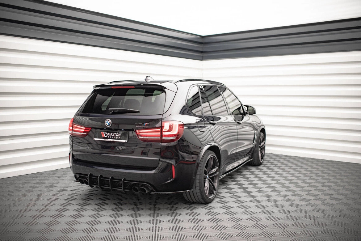Heckansatz Diffusor passend für BMW X5 M F85 roter Kern