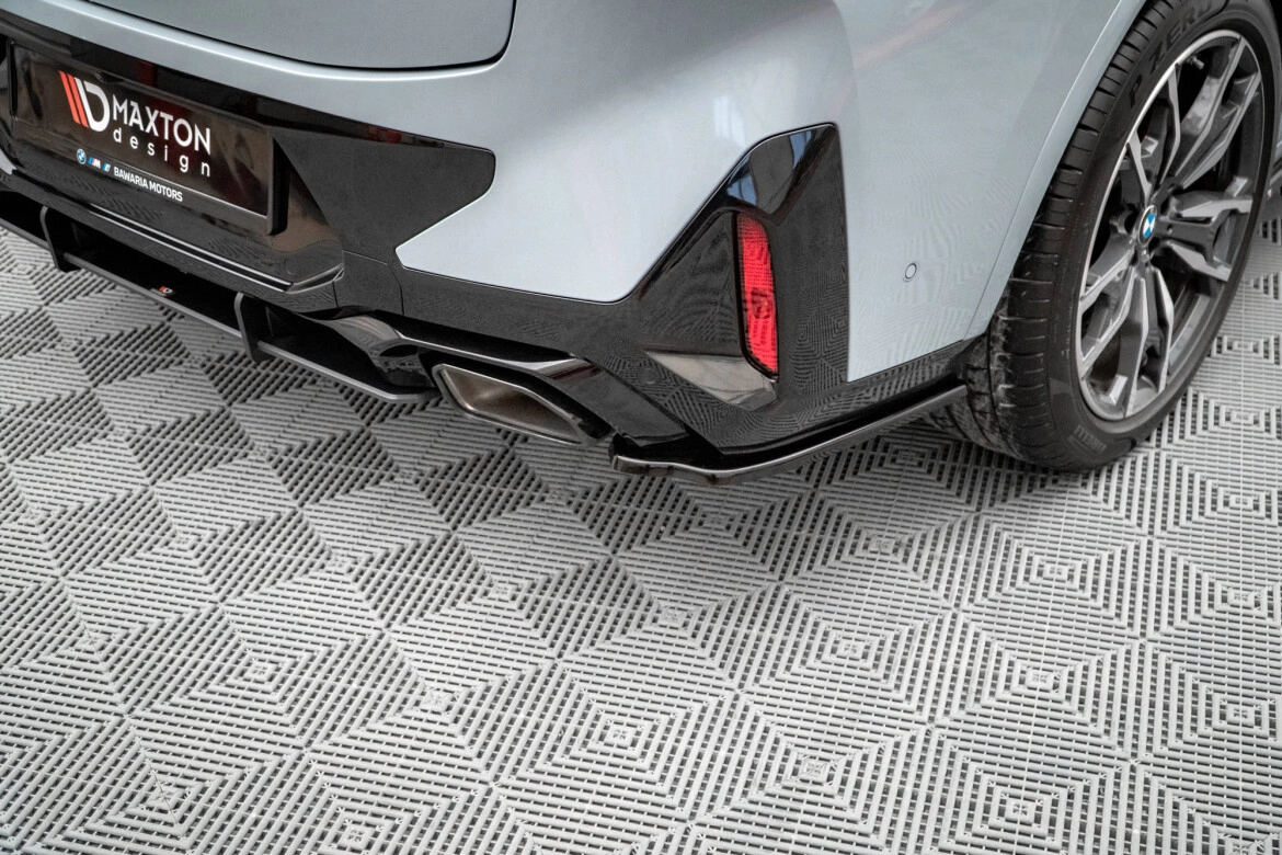 Diffusor Flaps passend für BMW X4 M-Paket G02 FL schwarz Hochglanz