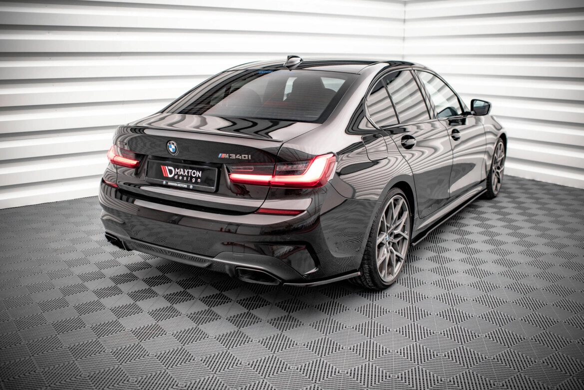 Diffusor Flaps V.4 passend für BMW M340i G20 / G21 schwarz Hochglanz