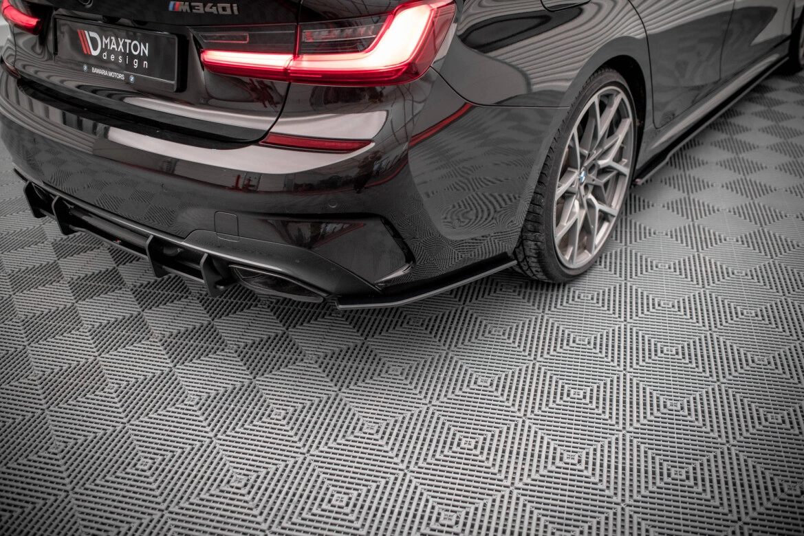 Diffusor Flaps V.1 passend für BMW 3er M-Paket G20 / G21 roter Kern