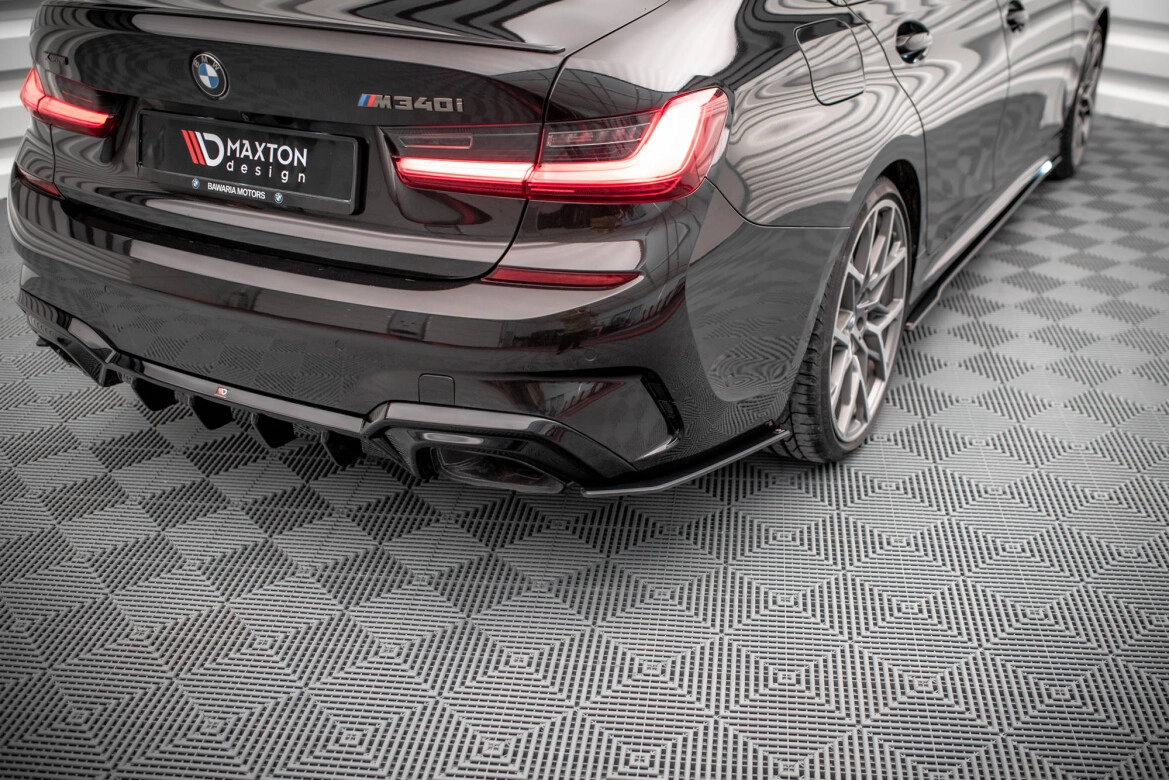Diffusor Flaps V.2 passend für BMW 3er M-Paket G20 / G21 roter Kern