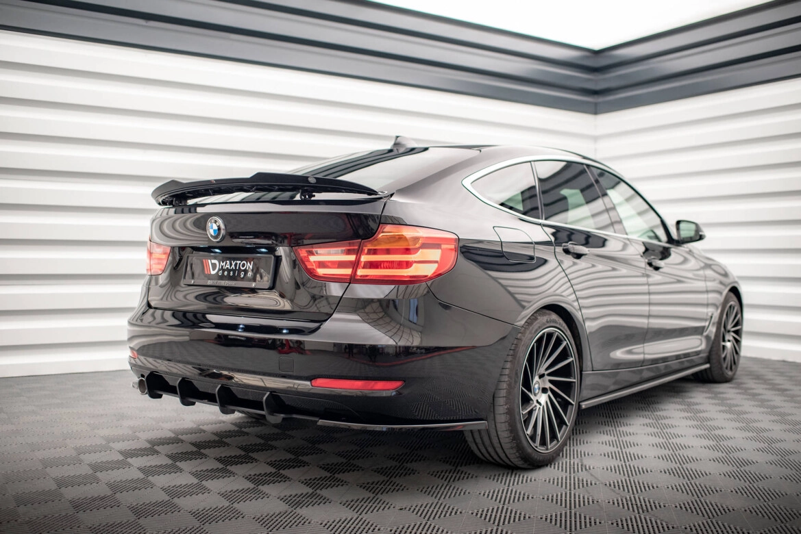 Heckansatz Diffusor passend für BMW 3er GT F34 schwarz-rot