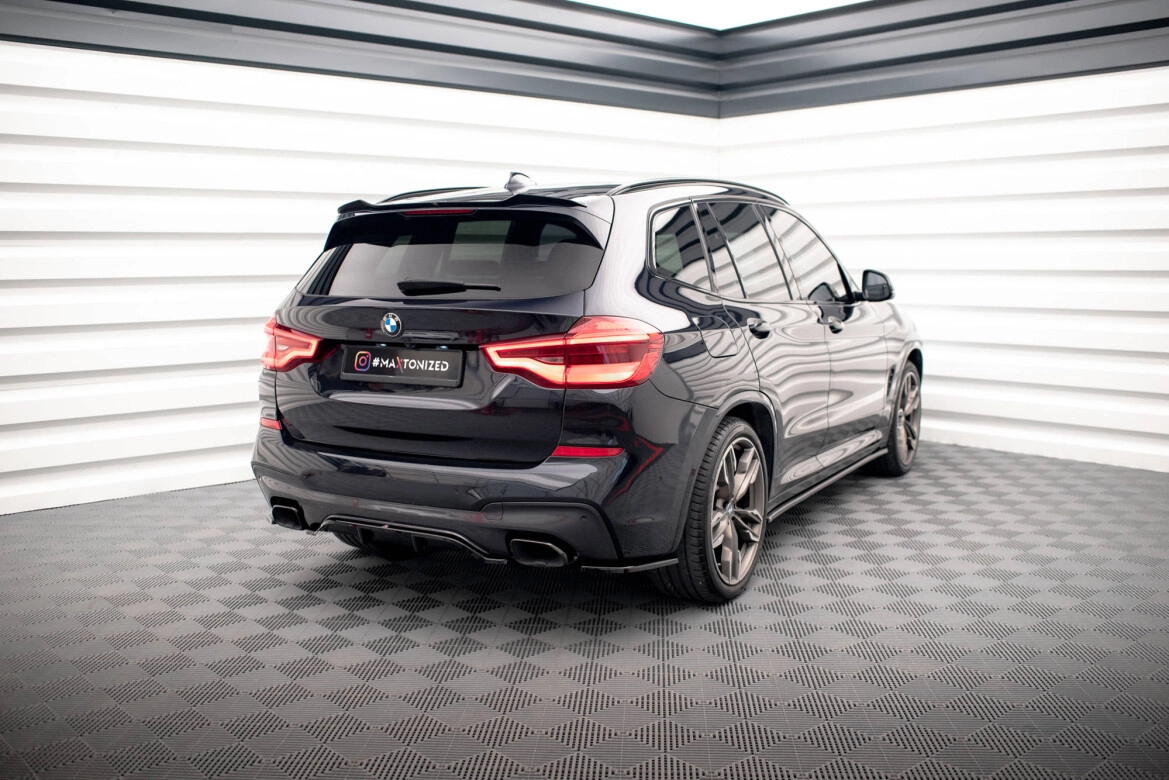 Diffusor Flaps passend für BMW X3 M40i / M40d G01 schwarz Hochglanz
