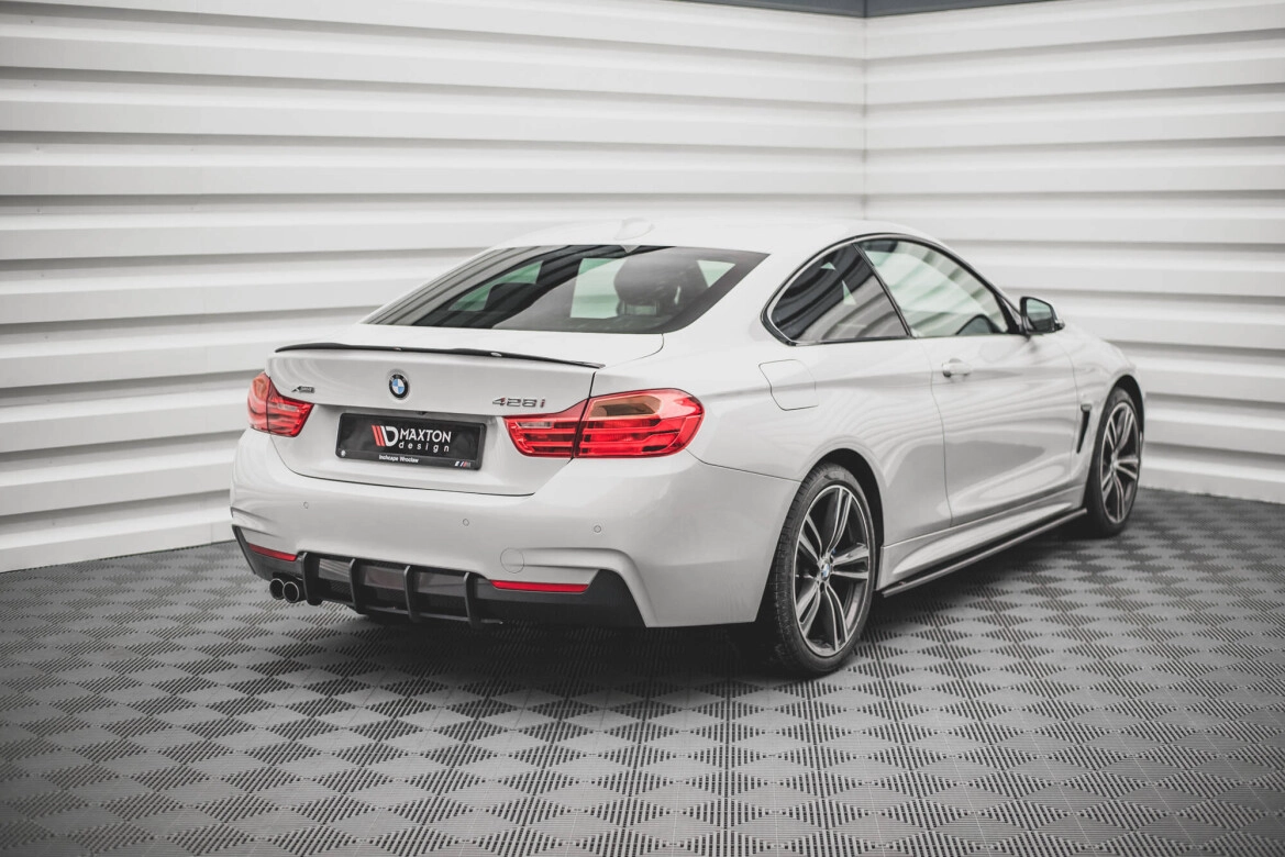Heckspoiler Lippe passend für BMW 4er F32 schwarz Hochglanz