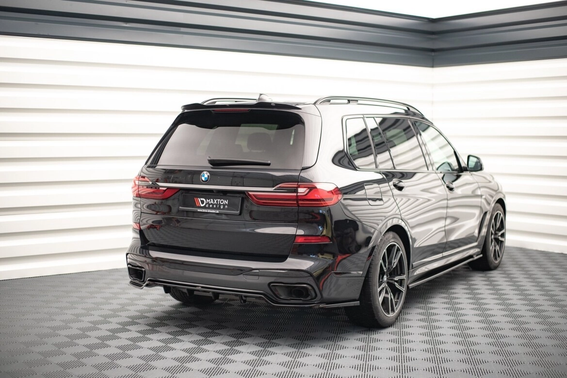 Heckspoiler Lippe passend für BMW X7 M-Paket G07 schwarz Hochglanz