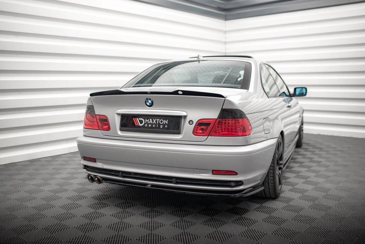 Heckspoiler Lippe V.2 passend für BMW 3er Coupe E46 schwarz Hochglanz