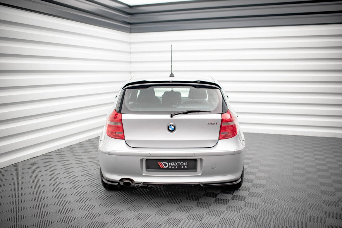 Heckspoiler Lippe V.2 passend für BMW 1er E81 FL schwarz Hochglanz