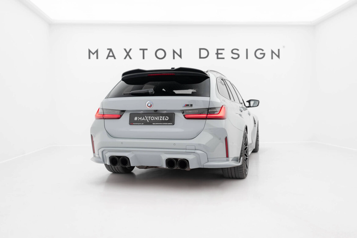 Heckspoiler 3D passend für BMW 3er Standard / M340 / M-Paket / M3 Touring G21 / G81 schwarz Hochglanz