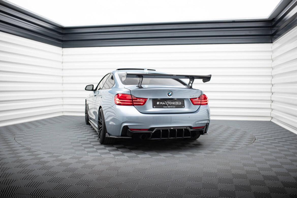 Carbon Heckspoiler Heckflügel Standfuß Innen passend für BMW 4er F32 / 4 F32 M-Paket Coupe