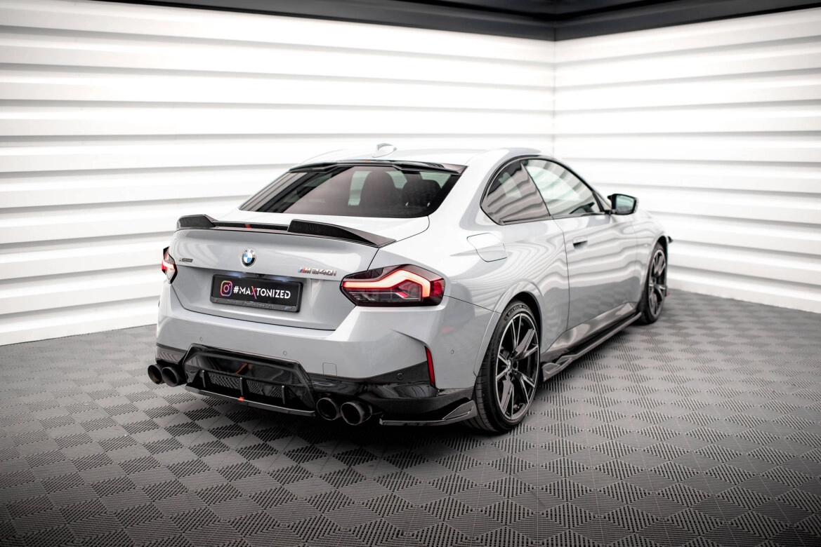 Diffusor Flaps V.1 passend für BMW 2 Coupe M240i G42 schwarz Hochglanz