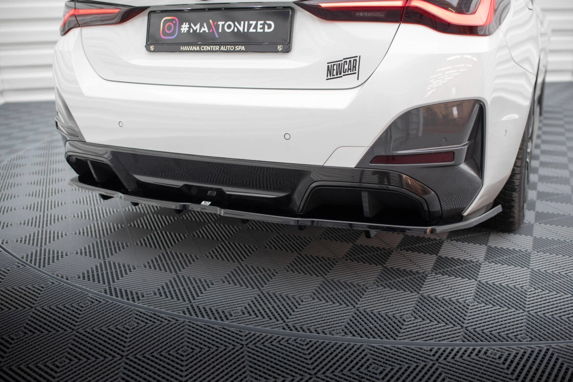 Diffusor Heckansatz V.1 passend für BMW i4 M-Paket G26 schwarz Hochglanz