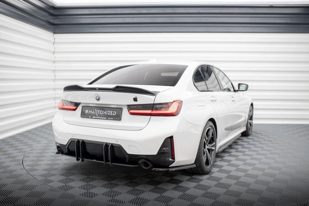 Diffusor Flaps passend für BMW M-Paket G20 / G21 FL schwarz Hochglanz