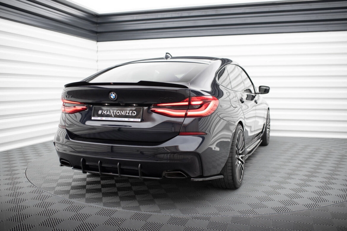 Heckansatz Diffusor passend für BMW 6er GT M-Paket G32 schwarz matt