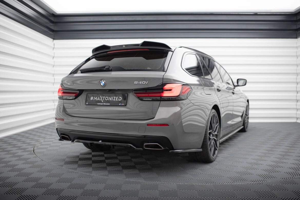 Diffusor Heckansatz passend für BMW 5er G30 / G31 FL schwarz Hochglanz