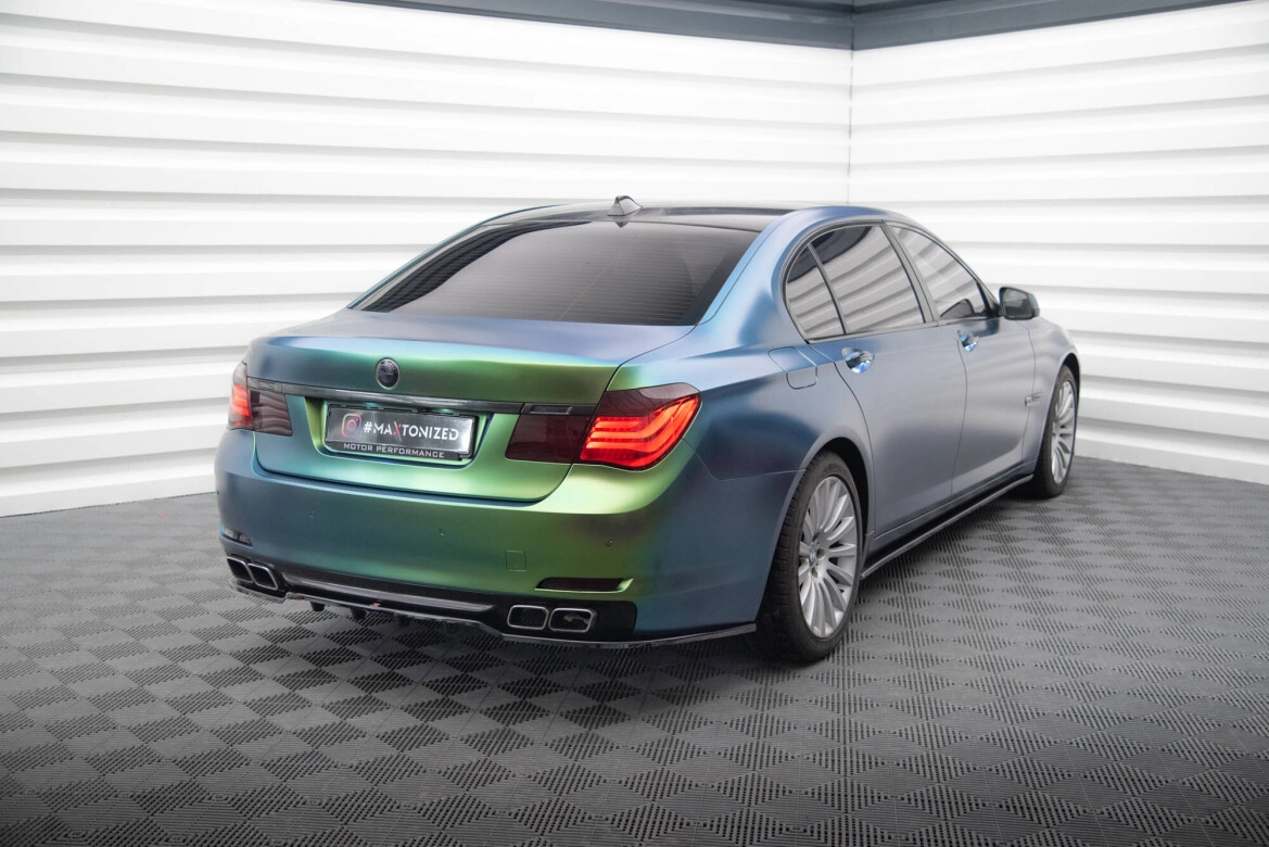 Diffusor Heckansatz passend für BMW 7 F01 schwarz Hochglanz