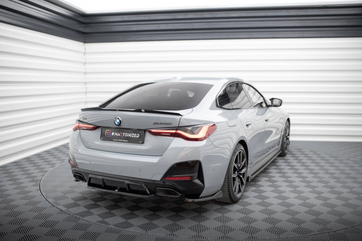 Diffusor Flaps V.2 passend für BMW M440i Gran Coupe G26 schwarz Hochglanz