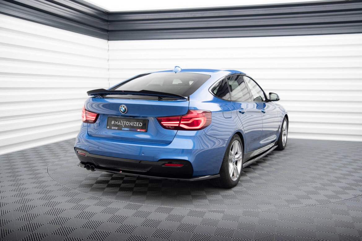 Diffusor Flaps V.1 passend für BMW 3er GT M-Paket F34 schwarz Hochglanz