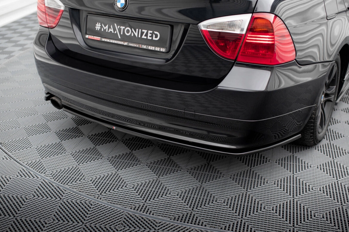 Diffusor Flaps passend für BMW 3er Touring E91 schwarz Hochglanz
