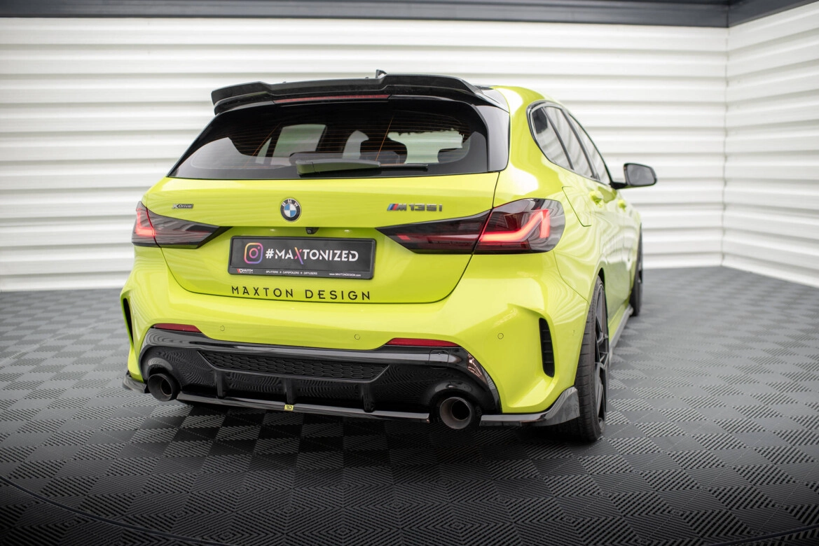 Diffusor Flaps V.1 passend für BMW 1er M-Paket / M135i F40 schwarz Hochglanz