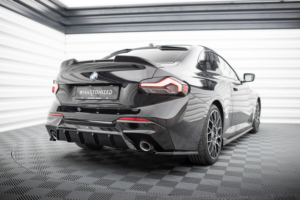 Diffusor Flaps V.3 passend für BMW 2 G42 schwarz Hochglanz