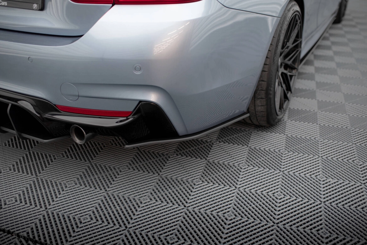 Diffusor Flaps passend für BMW 4er35i Coupe M-Paket F32 schwarz matt