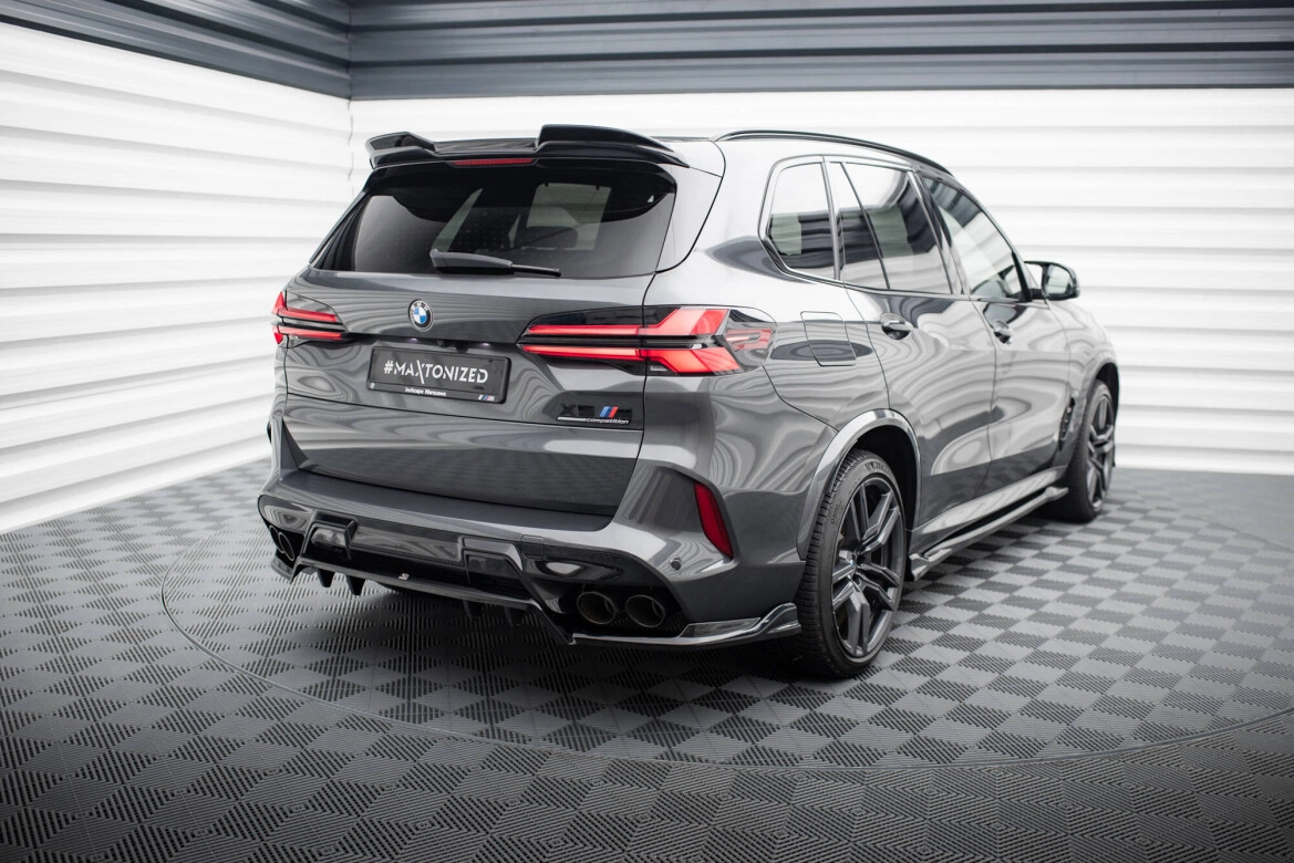 Diffusor Heckansatz passend für BMW X5 M F95 / F95 FL schwarz Hochglanz