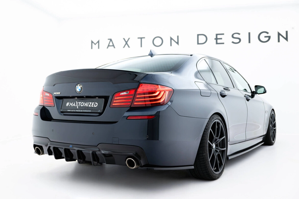 Diffusor Flaps V.3 passend für BMW 5er M-Paket F10 / F11 schwarz Hochglanz