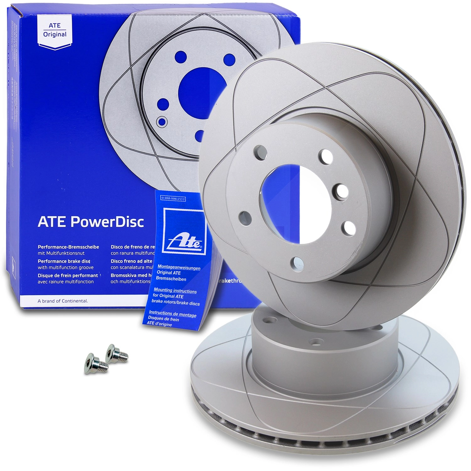 ATE Ate POWERDISC Bremsscheibe belüftet vorne [Hersteller-Nr. 24.0322-0159.1] für BMW - Bild 1