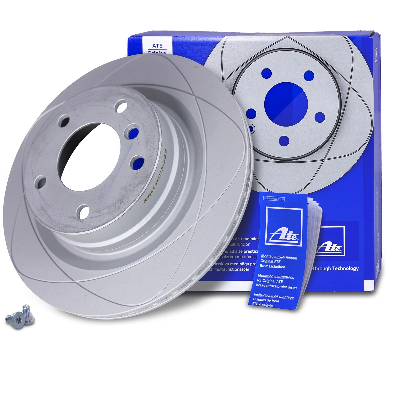 ATE Ate POWERDISC Bremsscheibe belüftet hinten [Hersteller-Nr. 24.0320-0195.1] für BMW - Bild 4