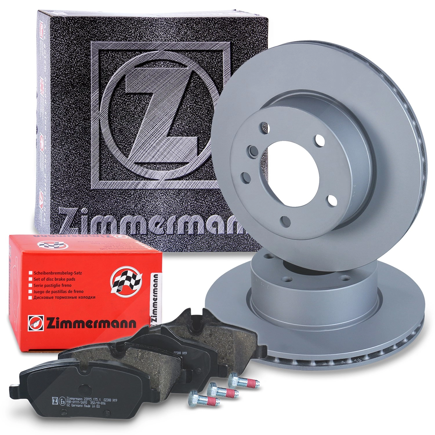 Zimmermann Zimmermann Bremsscheiben + Bremsbeläge Vorderachse [Hersteller-Nr. 10697761] für BMW - Bild 4