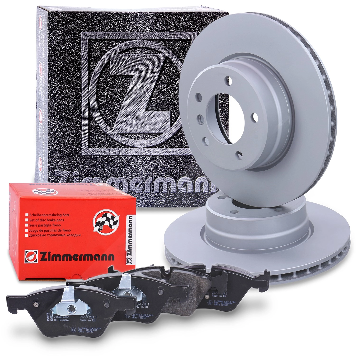 Zimmermann Zimmermann Bremsscheiben + Bremsbeläge Vorderachse [Hersteller-Nr. 10697771] für BMW - Bild 4