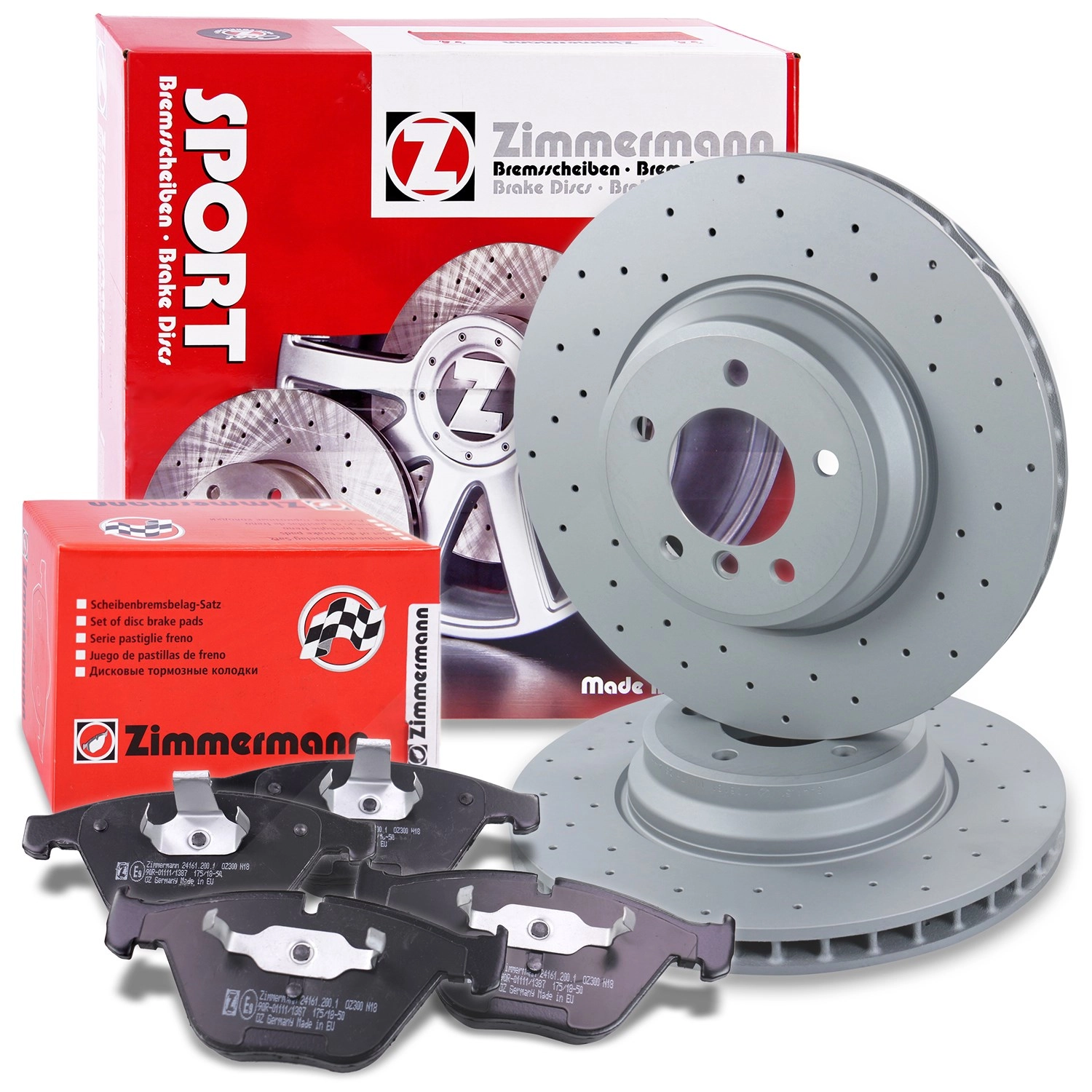 Zimmermann Zimmermann Sport-Bremsscheiben +Bremsbeläge vorne [Hersteller-Nr. 10697826] für BMW - Bild 4
