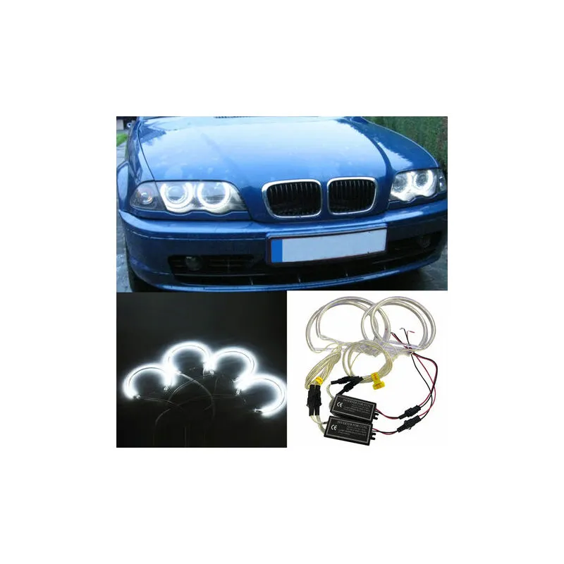 CCFL Angel Eyes, passend für BMW E46 E36, 2 * 131 Mm + 2 * 146 - Kueatily