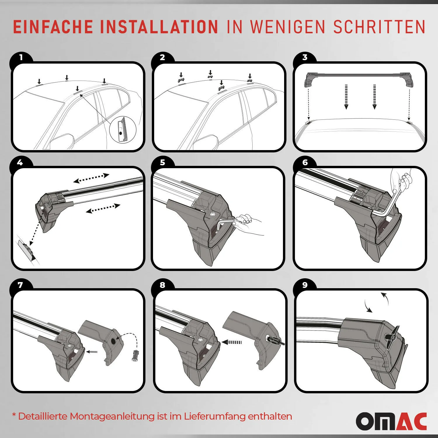 Dachträger Grundträger für BMW 1er F20 2011-2020 Gepäckträger Alu Schwarz 2x