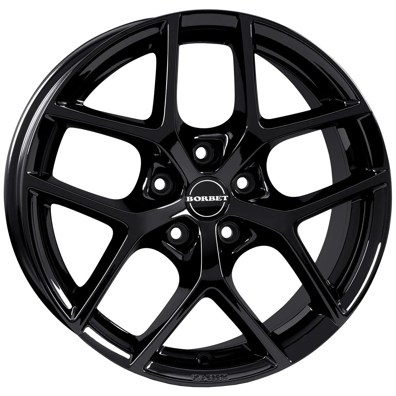 Borbet Y Black glossy 8x19 5x112 ET37