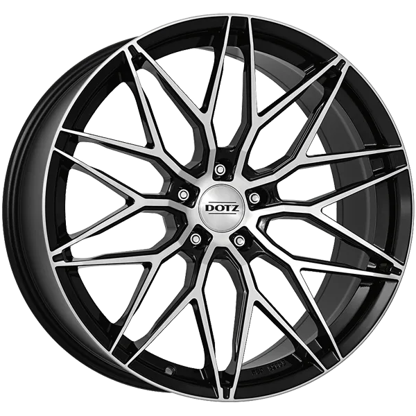 Dotz Dotz suzuka Black front polished 8.5x19 5x120 ET47