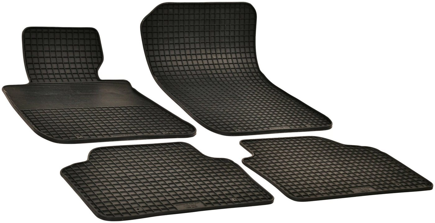 WALSER Passform-Fußmatten (4 St), für BMW 3