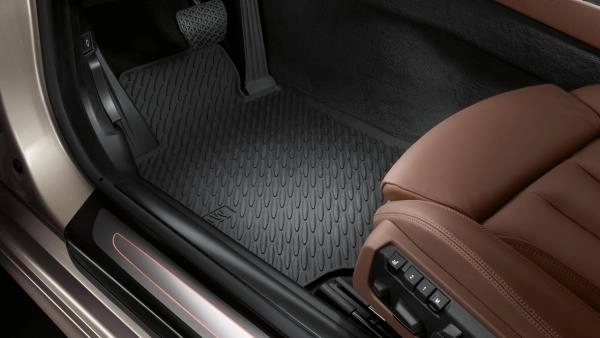 orig. BMW Allwetter Fußmatten Gummimatten hinten 6er F06 / F12 / F13