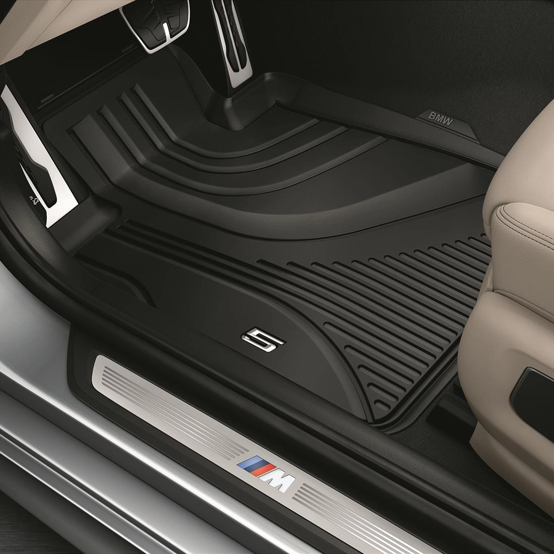 orig. BMW Allwetter Fußmatten Gummimatten hinten 5er G30 G31